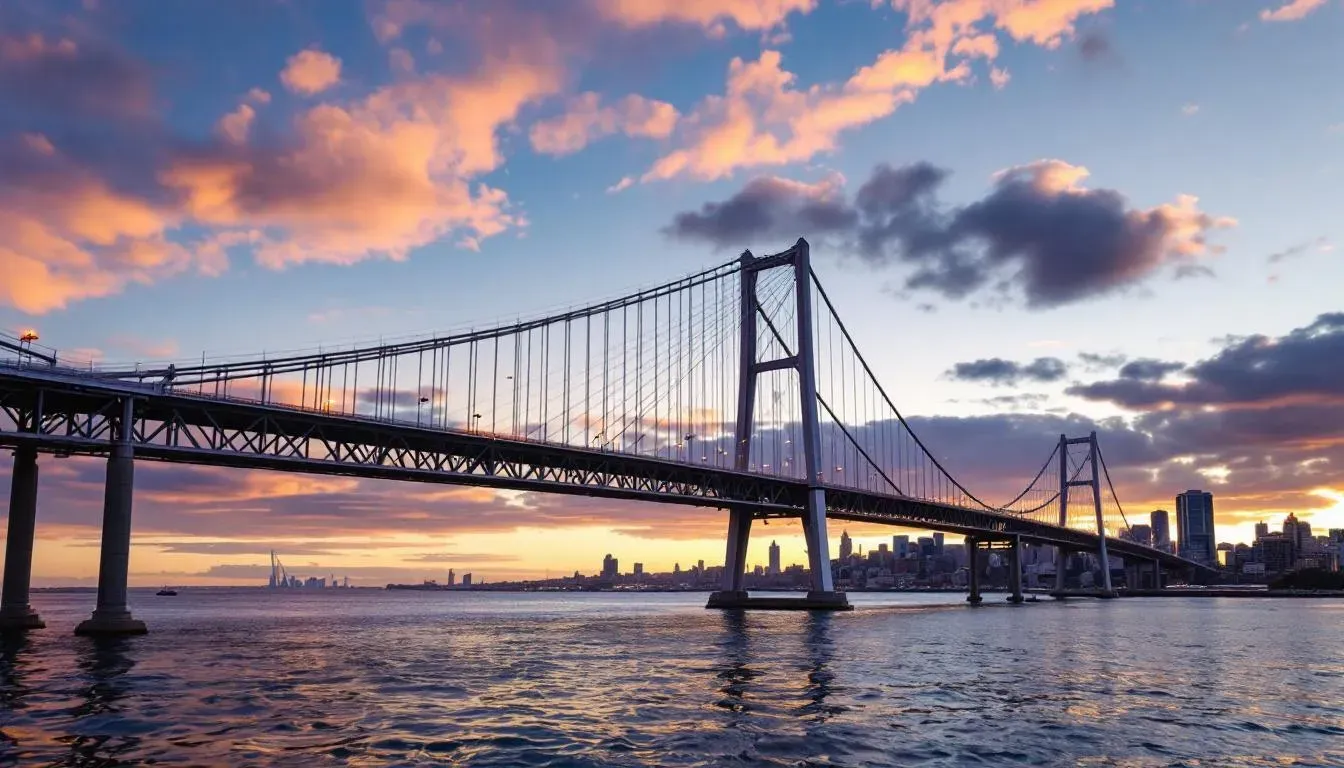 Auckland Harbour Bridge - filming location in New Zealand