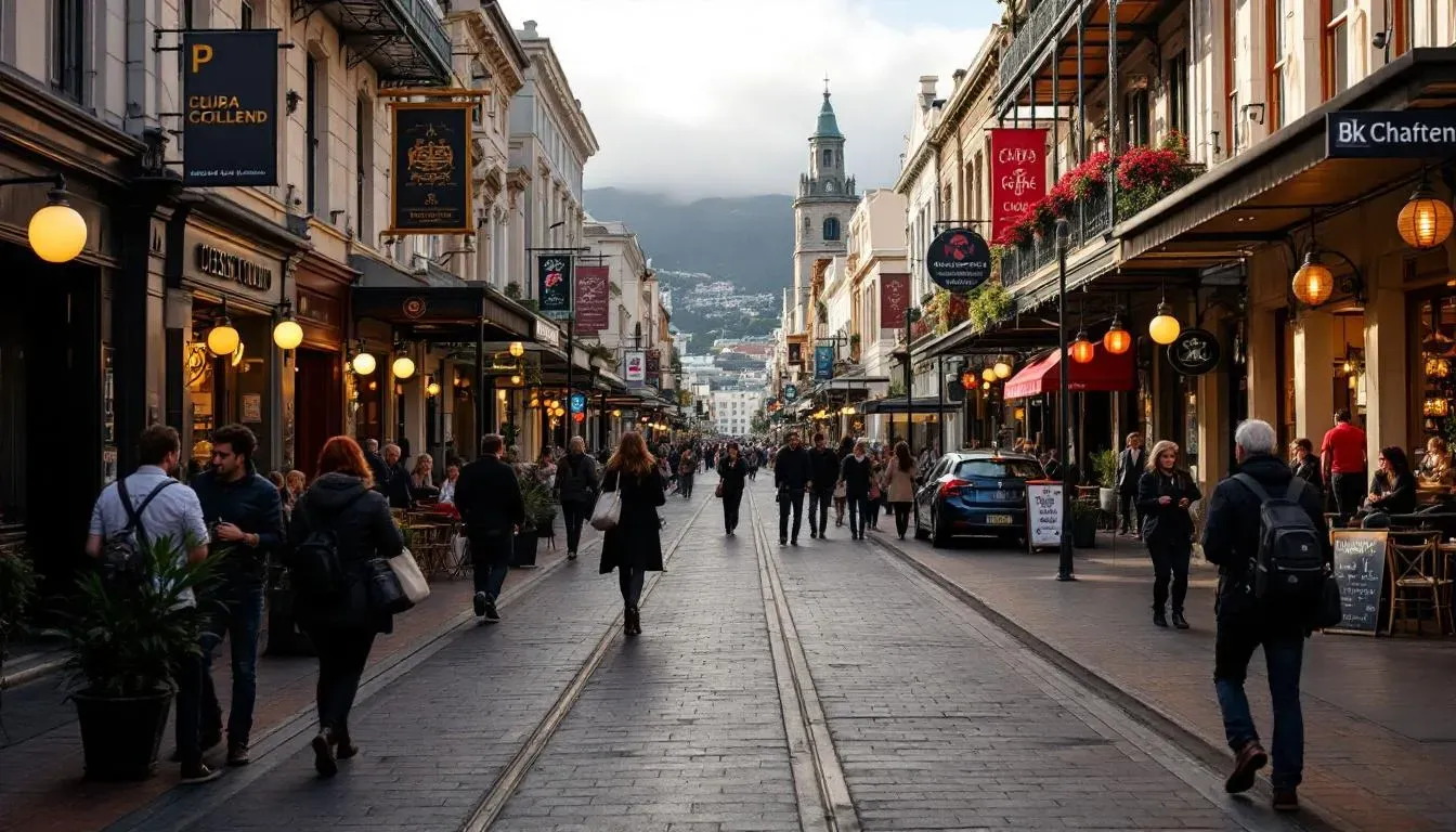 Cuba Street - filming location in New Zealand