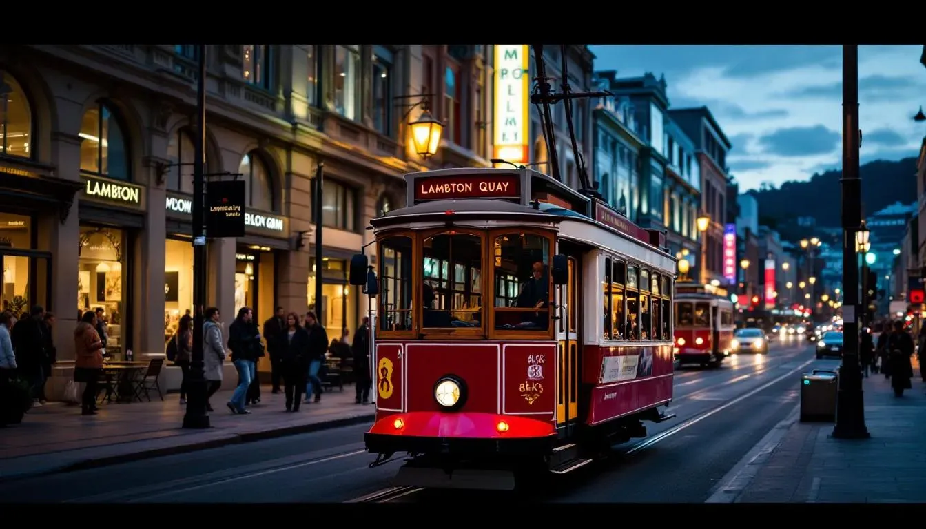 Lambton Quay - filming location in New Zealand