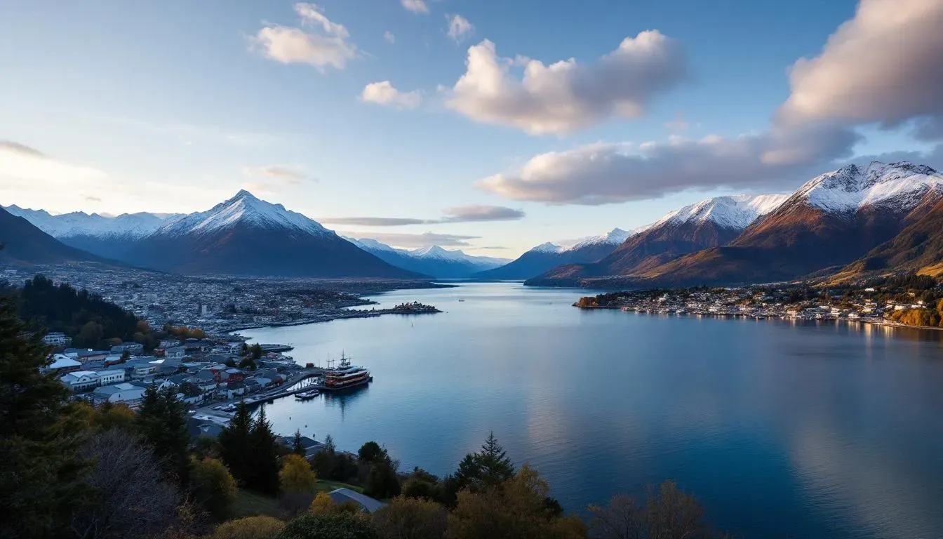 Queenstown Waterfront - filming location in New Zealand