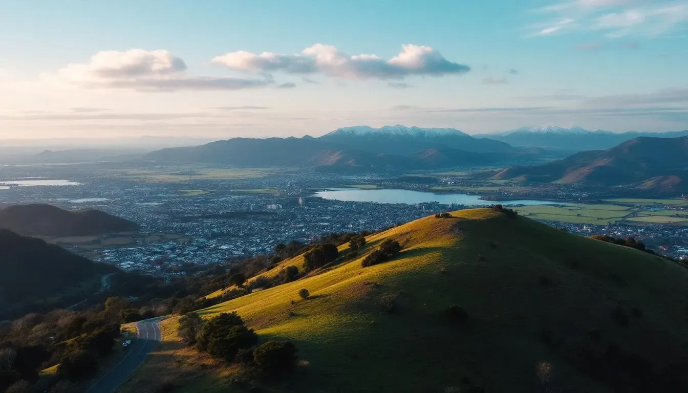 Port Hills - filming location in New Zealand