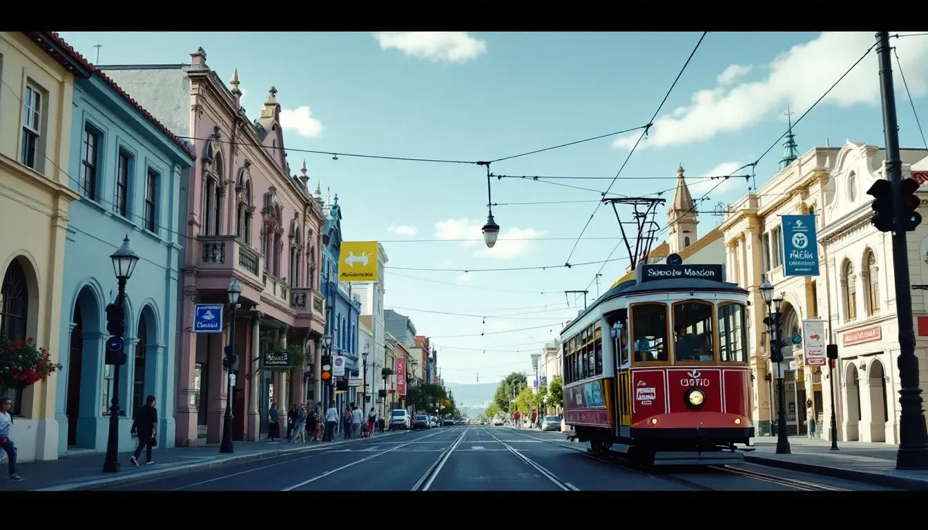 New Regent Street - filming location in New Zealand