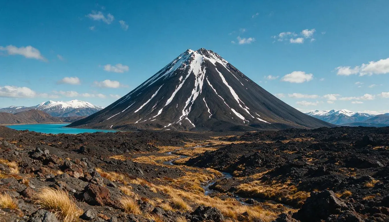 Mount Ngauruhoe - filming location in New Zealand