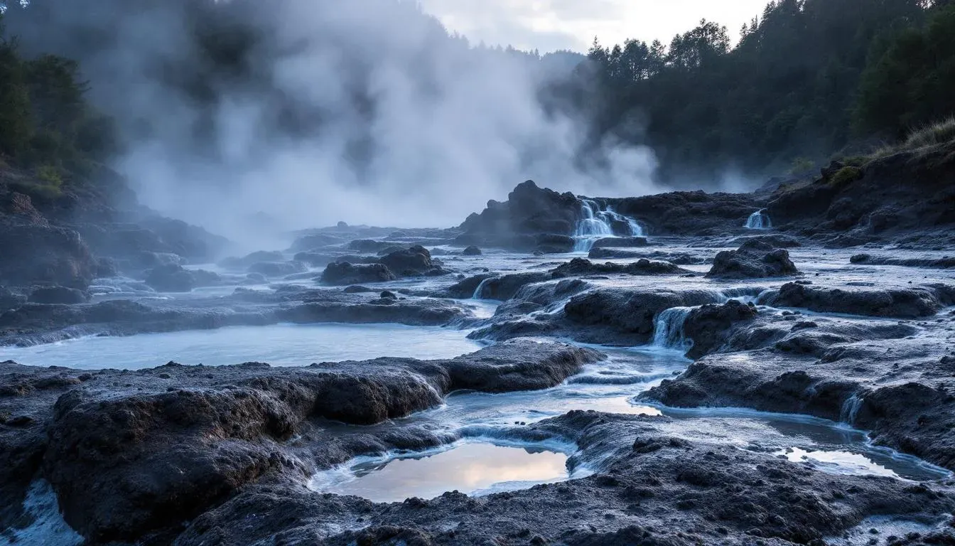 Rotorua Geothermal - filming location in New Zealand