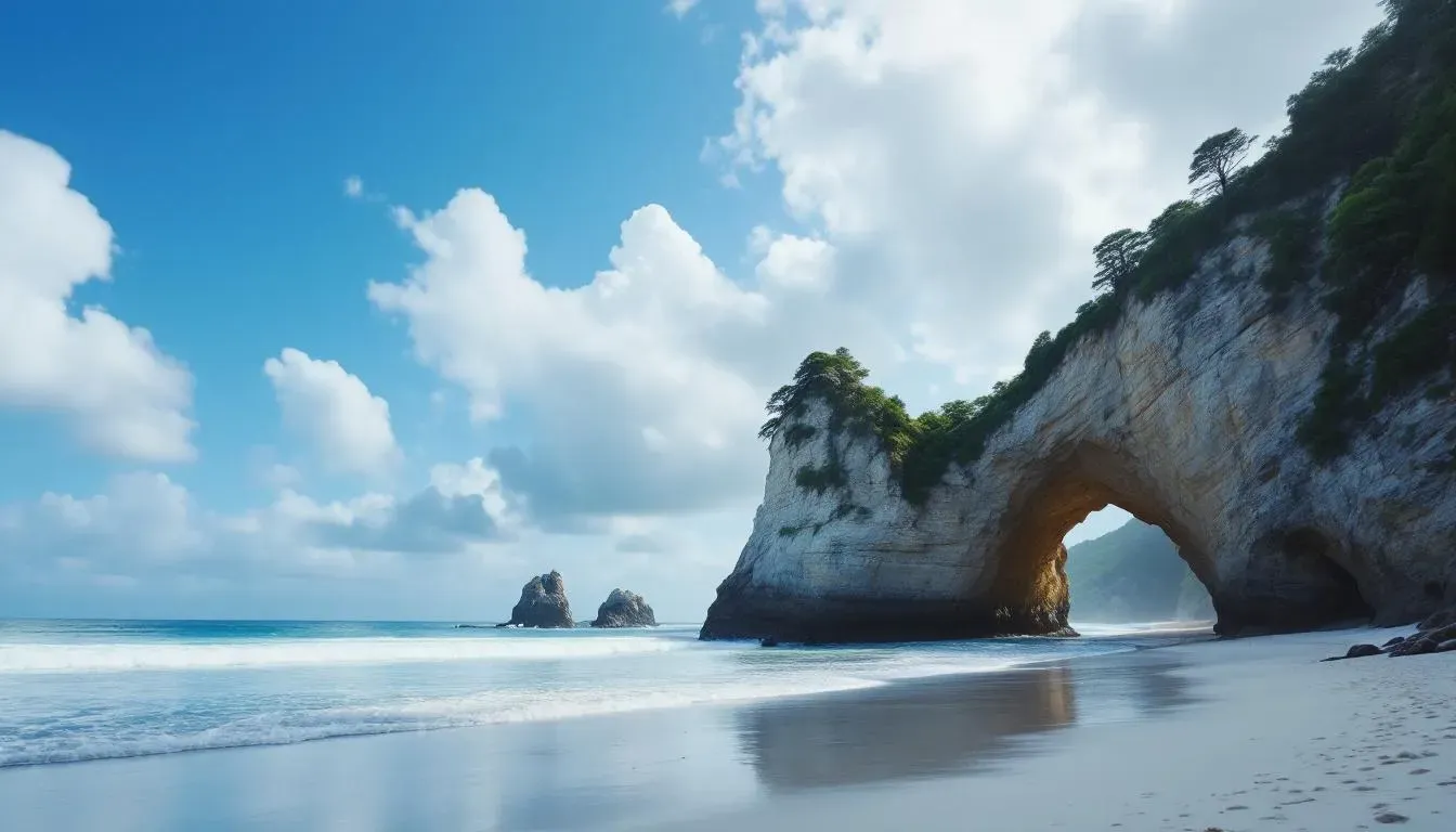Cathedral Cove - filming location in New Zealand